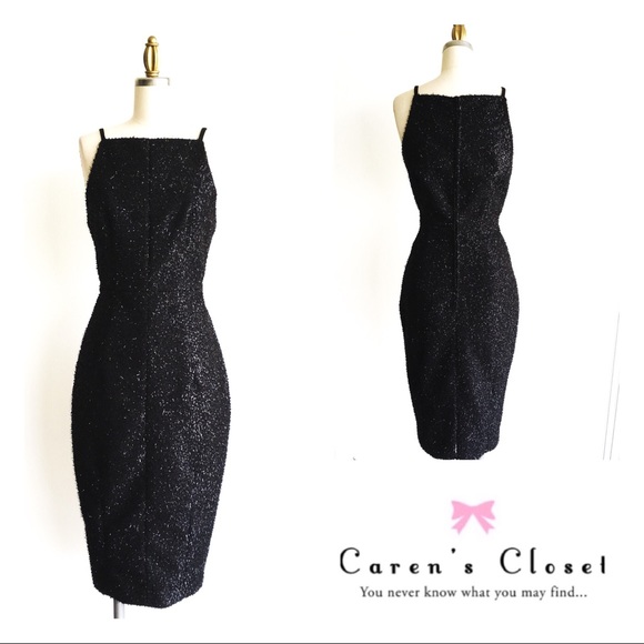 H&M Collection Black Sparkle Lotte Wiggle Dress - Picture 4 of 5